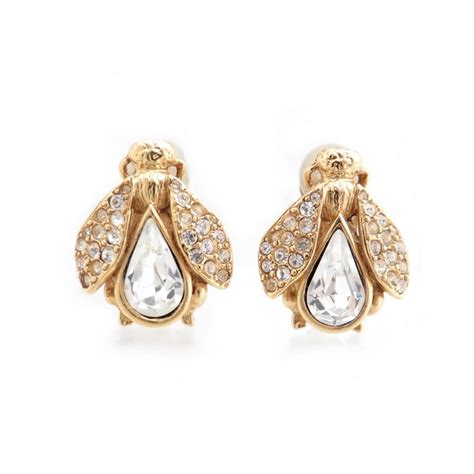 dior boucle d'oreilles|christian dior clip on earrings.